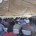 Attendees of the Benefits of Soil Management for Farming Systems event held June 6th in Five Points, CA.