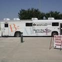 Blood mobile at Kearney.