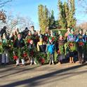 Placer County 4-H youth lay wreaths for Veterans