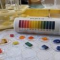 PH indicator paper with multiple colors