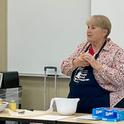 Colleen teaching cold food storage