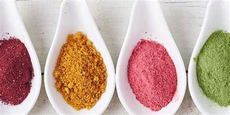 Fruit Powder can be added to smoothies, breads, cereals and many other things.