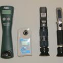 Digital and analog refractometers