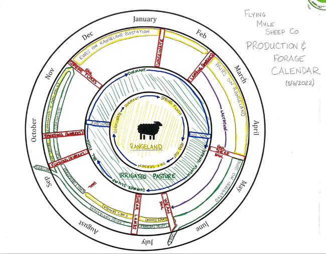 An ecological calendar combines ranch-specific ecological and climate conditions with production and economic considerations.