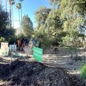 Claremont Friends Meeting compost site and garden