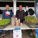 4-H SNAC youth ready to lead garden demonstrations. Photo: UCCE