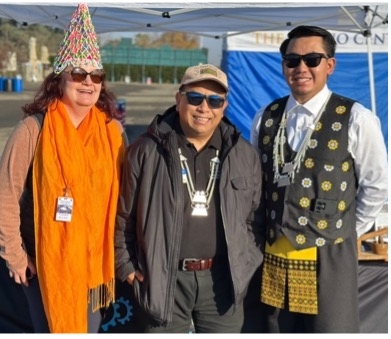 Members of UCCE Marianna, Michael Yang, and Vong Moua enjoy the festivities. Photo Credit Irene Briseno