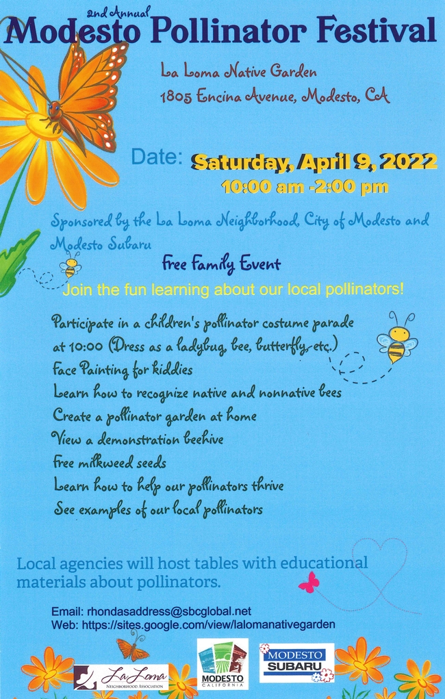 Pollinator Festival Poster 2022