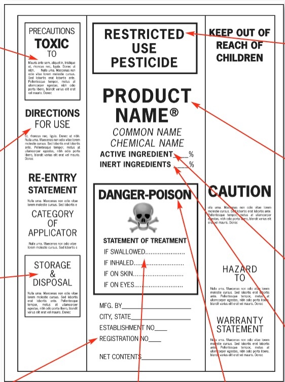 pesticide label