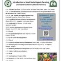 Introduction to Small Scale Organic Farming Dec. 15 2020