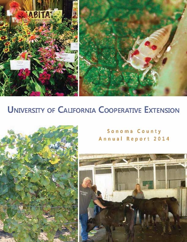 UCCE Sonoma County Annual Report 2014 cover