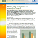 cover Managing Turfgrasses During Drought