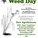Weed Day 2017 poster