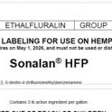 Sonalan suppl label