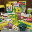 An assortment of traps and barriers are available at retail nursery and garden centers.