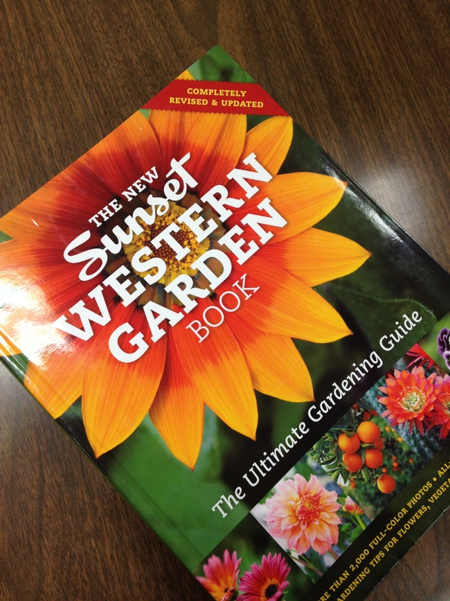 Cover of the new Sunset Western Garden Book. (photo by Jennifer Baumbach)