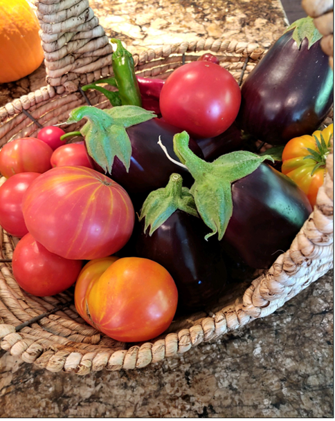 tomatoes and veg