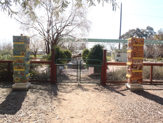 Entrance to the Honey Bee Haven. (photos by Betty Homer)