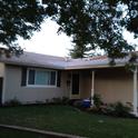 A light dusting of frost on neighbors roof. (photo by Jennifer Baumbach)