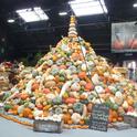 A pyramid of pumpkins and other squash. (photos by Betty Homer)