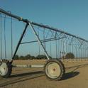 The center pivot system at the UC West Side Research and Extension Center before crops were planted.