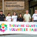 Tuolumne County Volunteer Fair Staff with Probation Staff and Volunteer