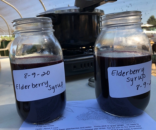 labeled jars