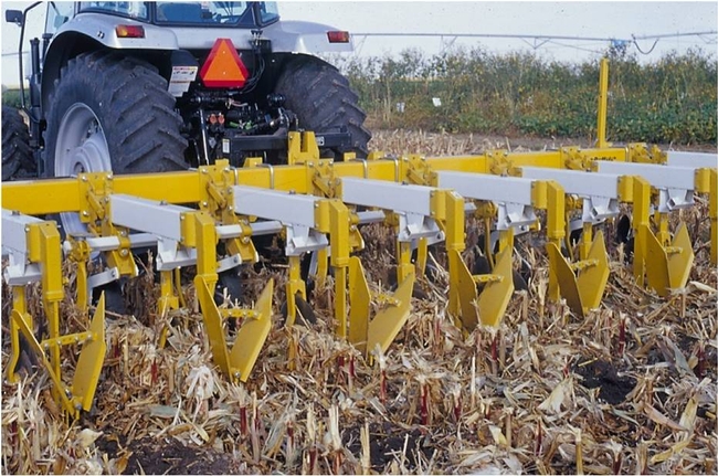 Strip tillage is one example of conservation agriculture.