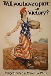 A World War II Victory Garden poster.