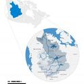 The Mackenzie Basin in Canada.