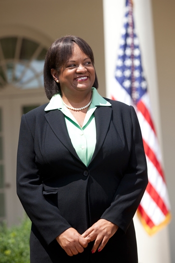 A White House photo of Dr. Regina Benjamin.