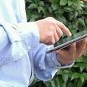 Farmers can access CropManage from the field with a smart phone or tablet computer.
