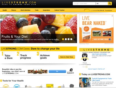 The Livestrong website extends UC's research-based information.