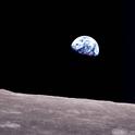 Apollo 8 astronauts captured a picture of the earthrise over the moon in 1968.