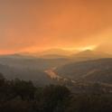 The Carr Fire lights up the sky in Shasta County on July 28, 2018. (Photo: CalFire)