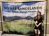 Lily Masopust at the Society for Range Management's annual High School Youth Forum in Denver.