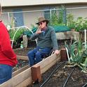 UC Master Gardener Steven Cantu, center, teaches San Diego County residents about Friendly Inclusive Gardening (FIG). (Photo: San Diego UCCE)