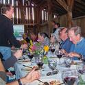 Bringing in visitors for a dinner in a barn is one form of agritourism.