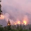 The Helena Fire of 2017 burned down a pioneer mining town. (Photo: U.S. Forest Service)
