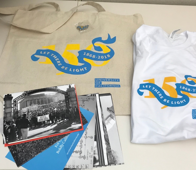 Kit Alviz won a 150th anniversary tote bag, T-shirt, lapel pin and set of decorative postcards.