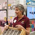 UC Davis distinguished professor emerita Lynn Kimsey directed the Bohart Museum of Entomology for 34 years. (Photo by Kathy Keatley Garvey)