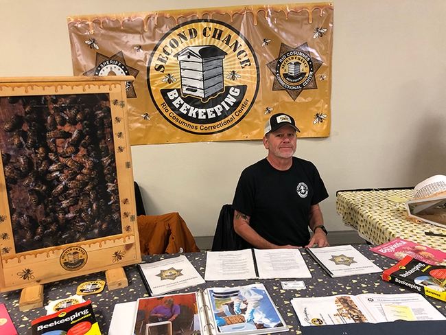 Steve Hays, retired sheriff's deputy, Sacramento County and founder of Second Chance Beekeeping Reentry Service, talked about his program and how inmates are learning beekeeping and getting 
