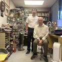 UC Davis distinguished professor Bruce Hammock (seated) with Jun-Yan Liu, professor at Chongqing Medical University, China, and a former research scientist (7.5 years) in the Hammock lab.