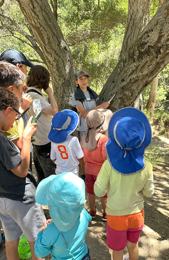 Community outreach programs are part of the entomological activities of Cole Cramer (shown) and Connor Hsu, who founded the Lorquin Scholars.