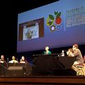 This was the scene at the ESA Linnaean Games Championships: UC Davis on the left, and the University of Florida on the right. (Photo by Mohammad-Amir Aghaee, who received his doctorate in entomology from UC Davis and is now in a postdoctoral position at North Carolina State University)