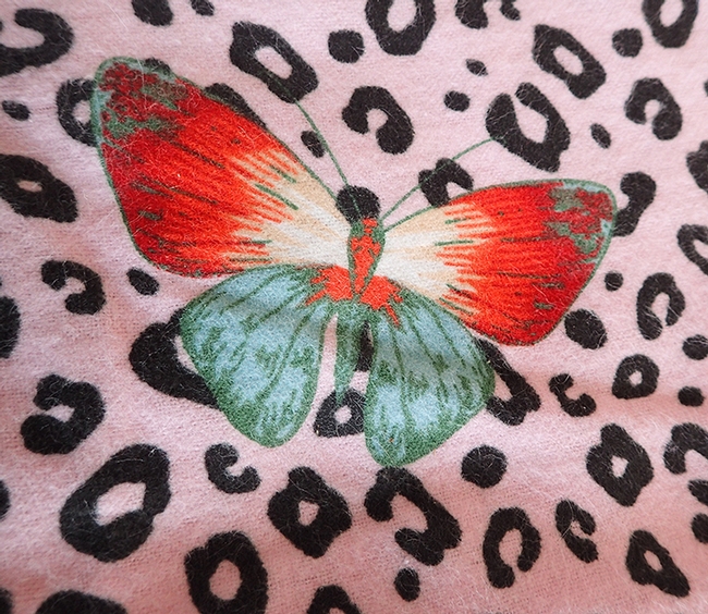 This butterfly-themed blanket is the work of Erica Lull for the 