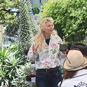 Award-winning garden designer, author and pollinator specialist Kate Frey addresses a recent crowd at Annie's Annuals and Perennials. Her topic: 
