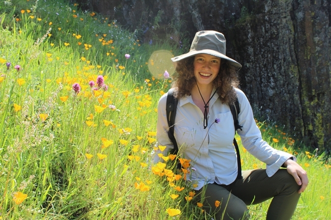 UC Davis doctoral student and pollination ecologist Maureen Page has received prestigious three-year fellowship, a National Defense Science and Engineering Graduate Fellowship, funded by the Department of Defense.