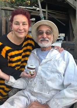 Amina Harris and her husband, the late Ishai Zeldner.
