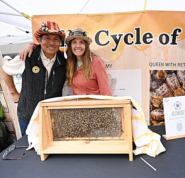 Master Beekeeper Sung Lee of Castro Valley, known worldwide on social media as 
